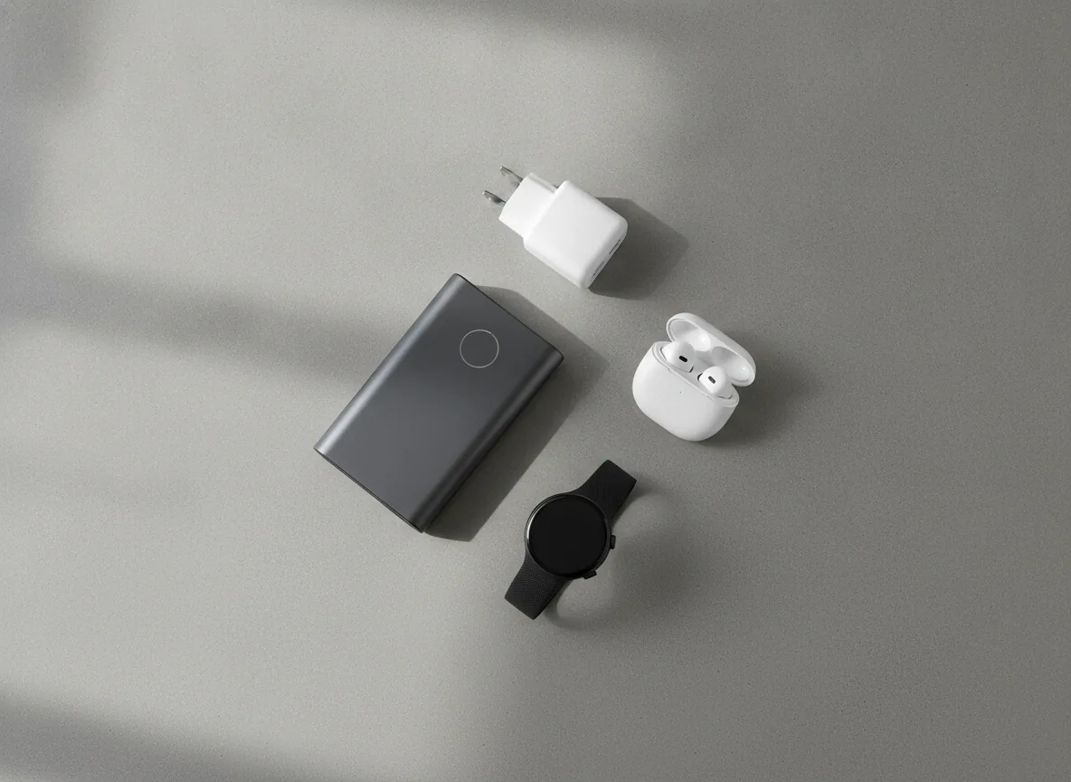 modern flat lay photo of new arrival mobile